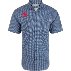 Ole Miss Frat Gingham Short Sleeve Shirt