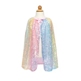 ombre sequins cape