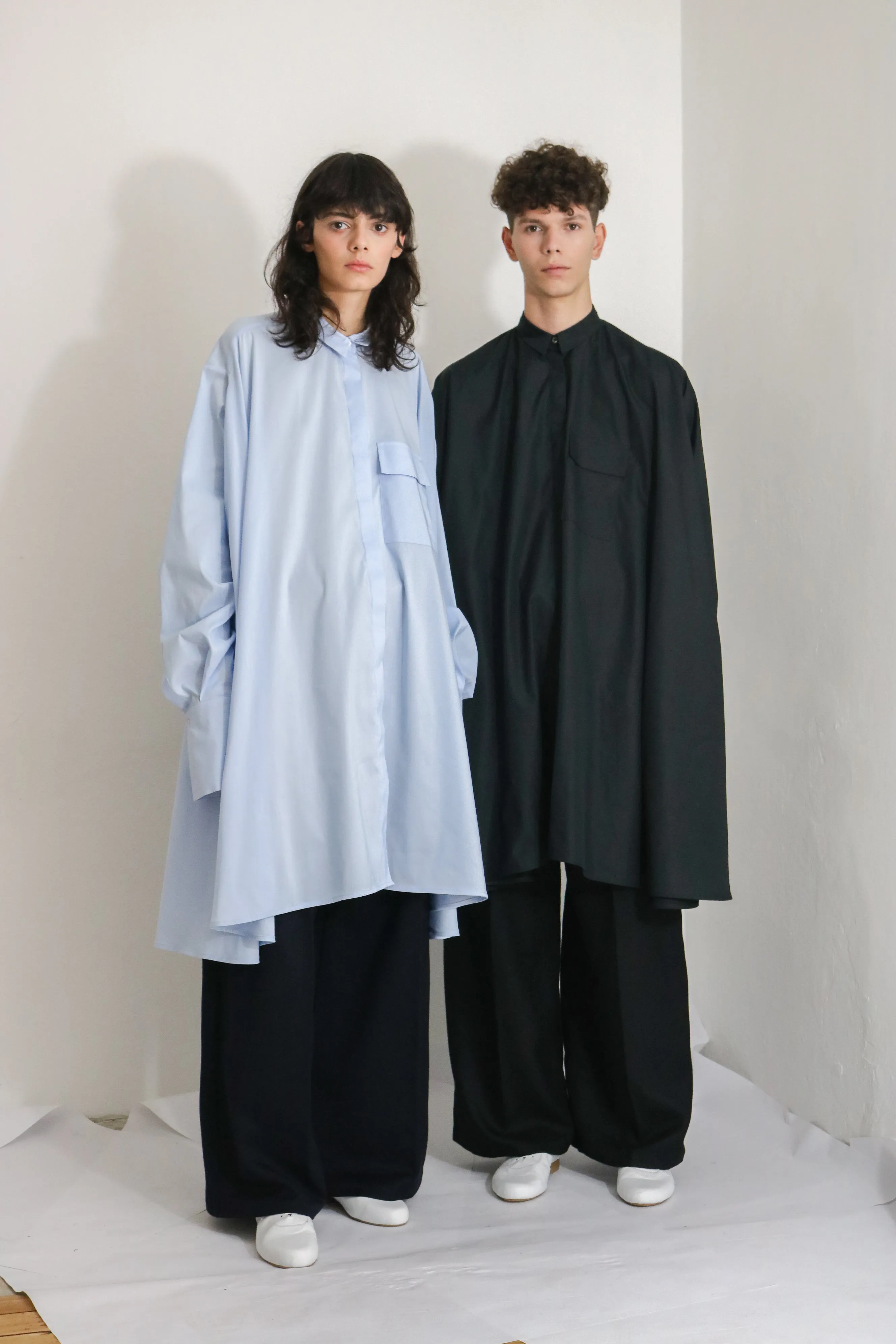 Oversized Cape Shirt