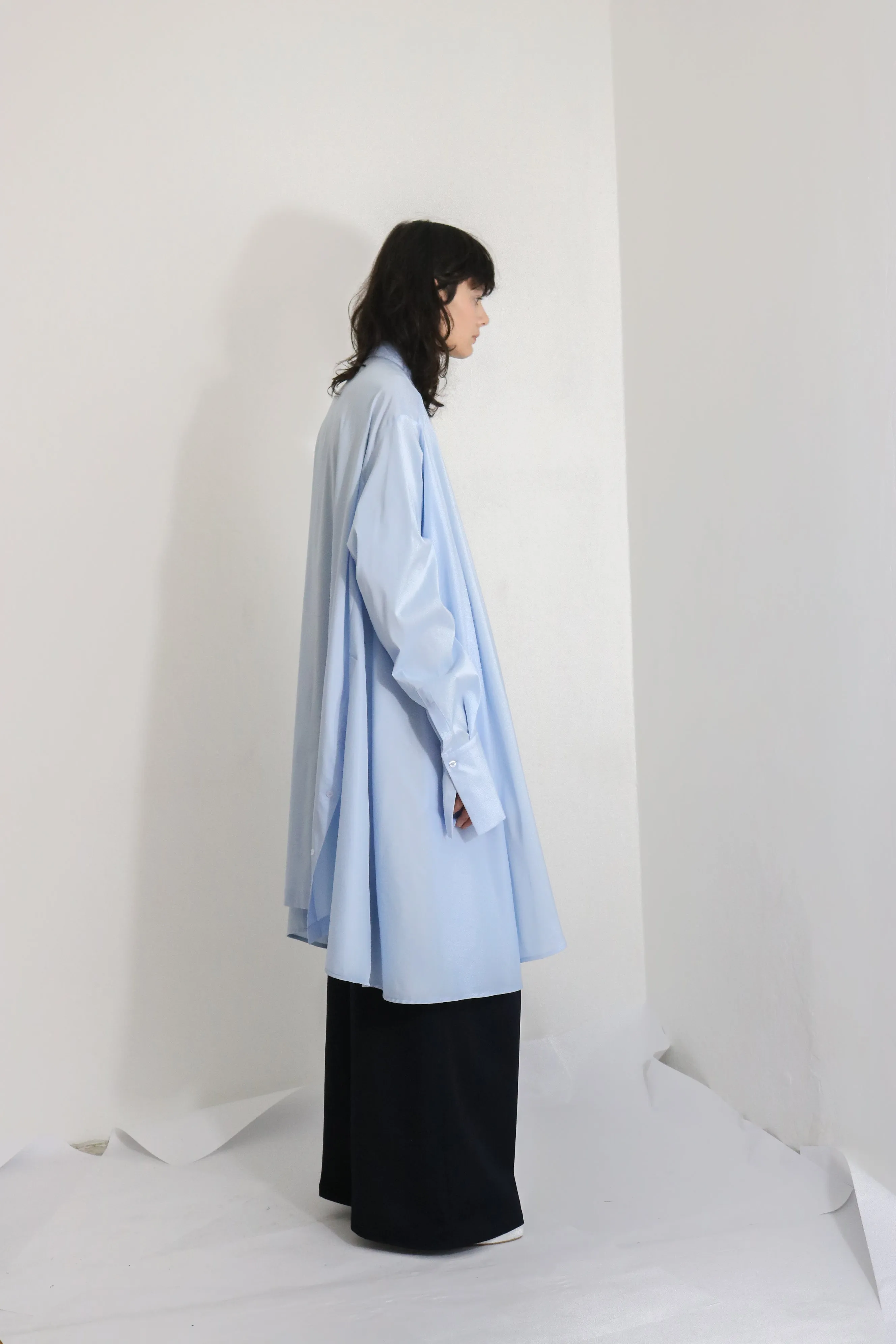 Oversized Cape Shirt