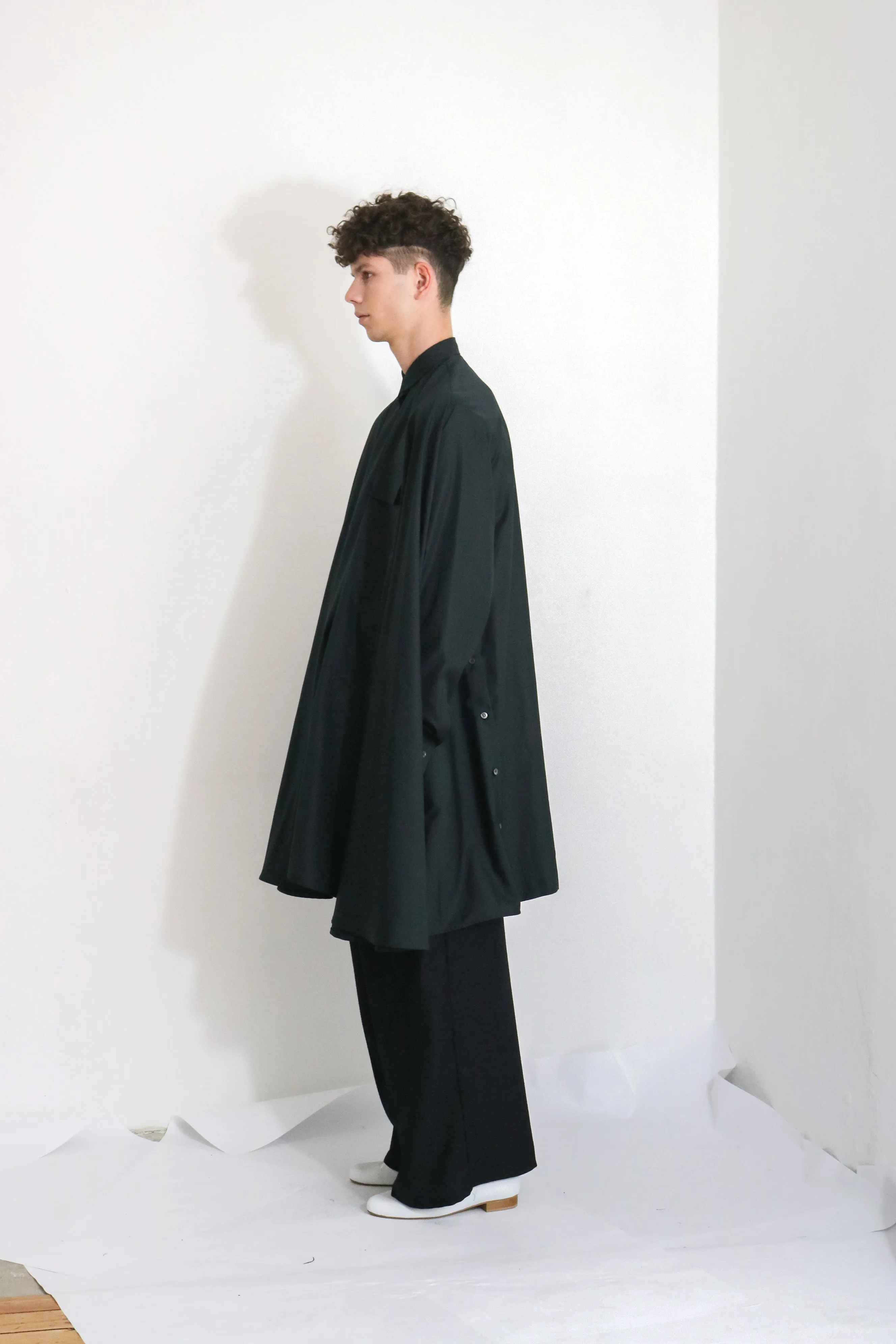 Oversized Cape Shirt