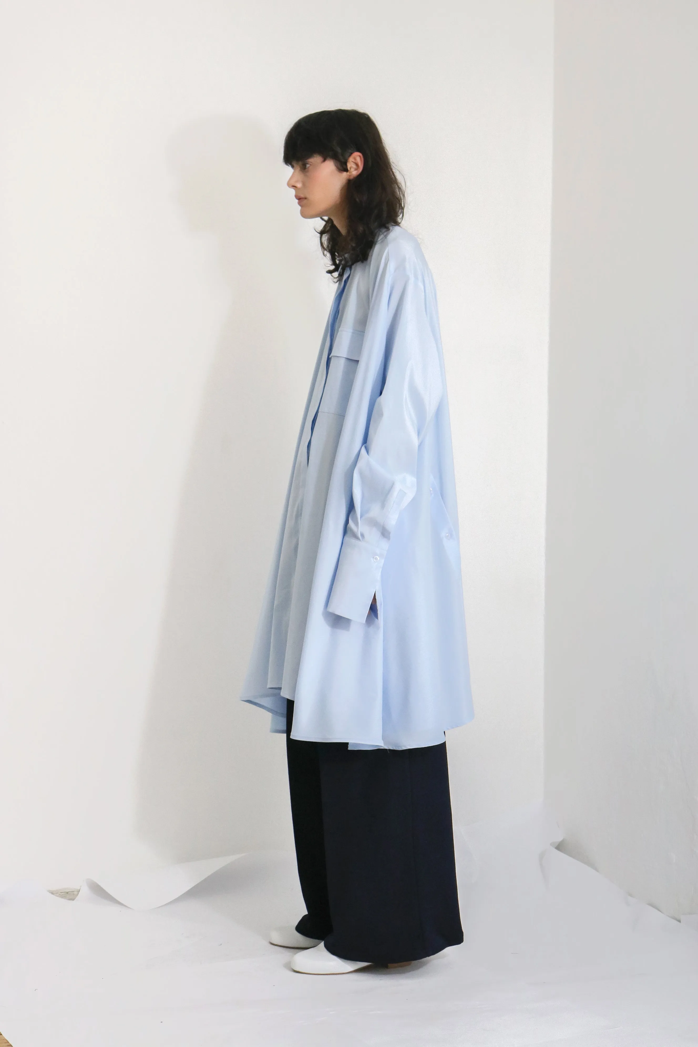 Oversized Cape Shirt