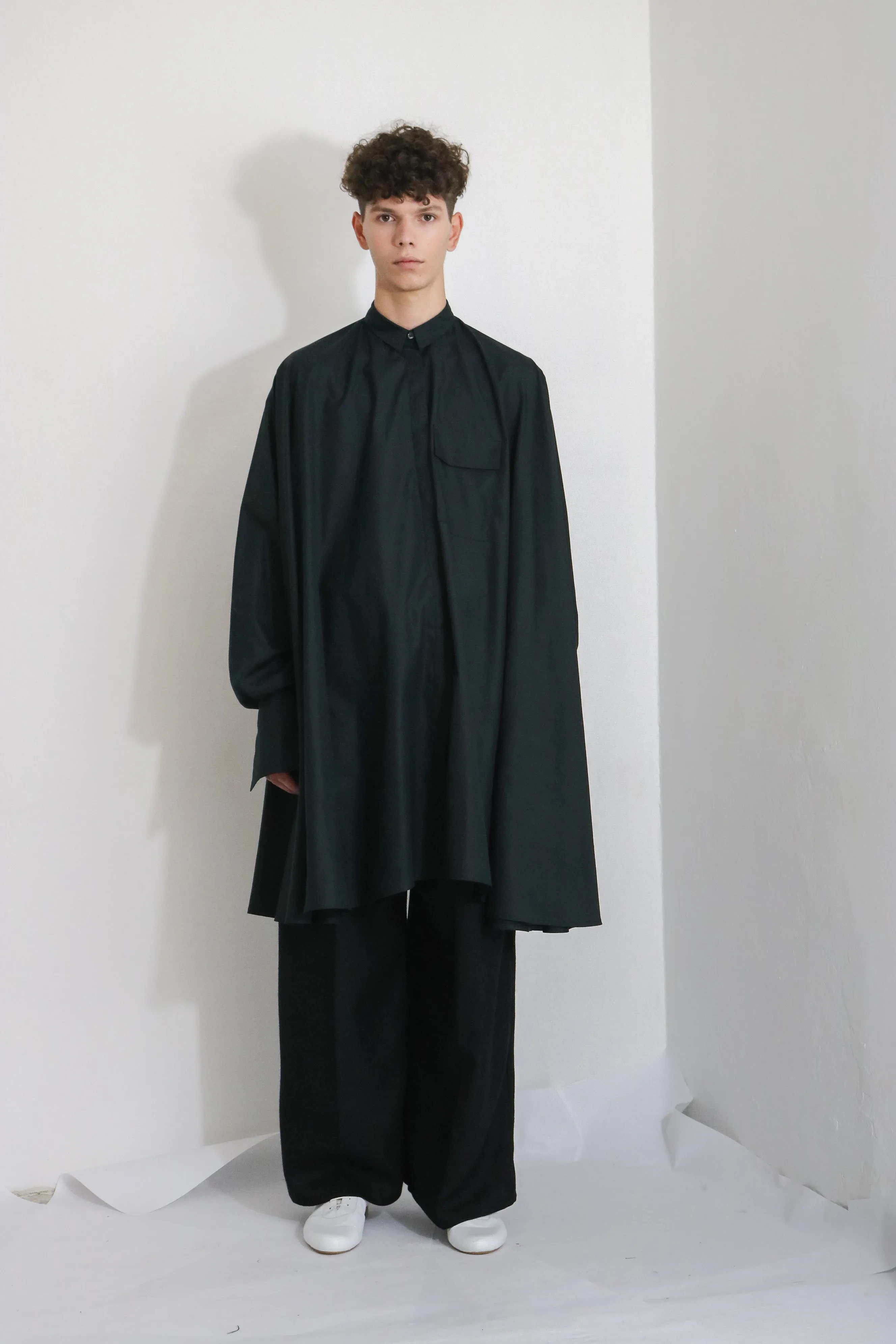 Oversized Cape Shirt