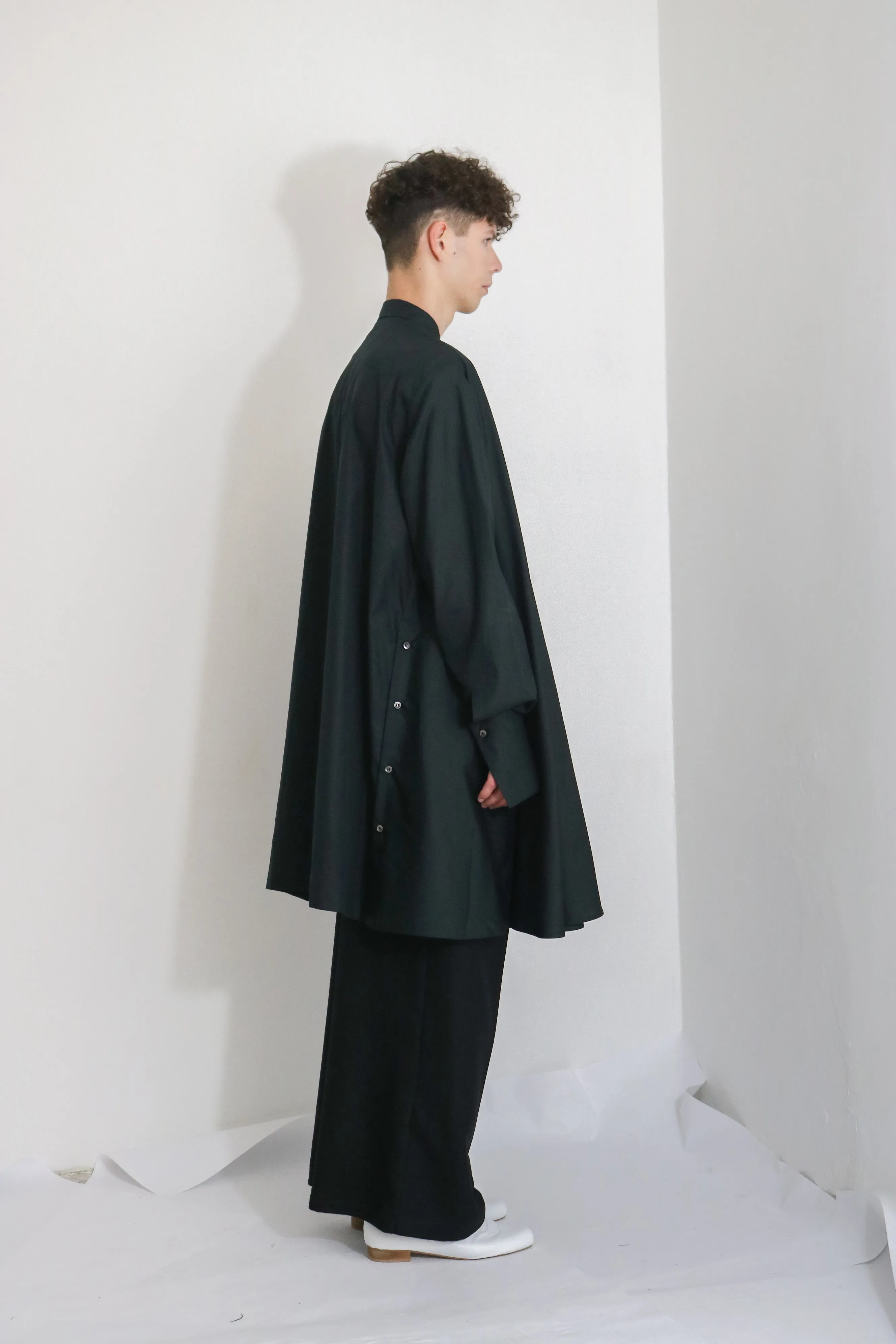 Oversized Cape Shirt
