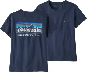 Patagonia Women&#x27;s P-6 Mission Organic T-Shirt New Navy | Buy Patagonia Women&#x27;s P-6 Mission Organic T-Shirt New Navy here | Outnorth