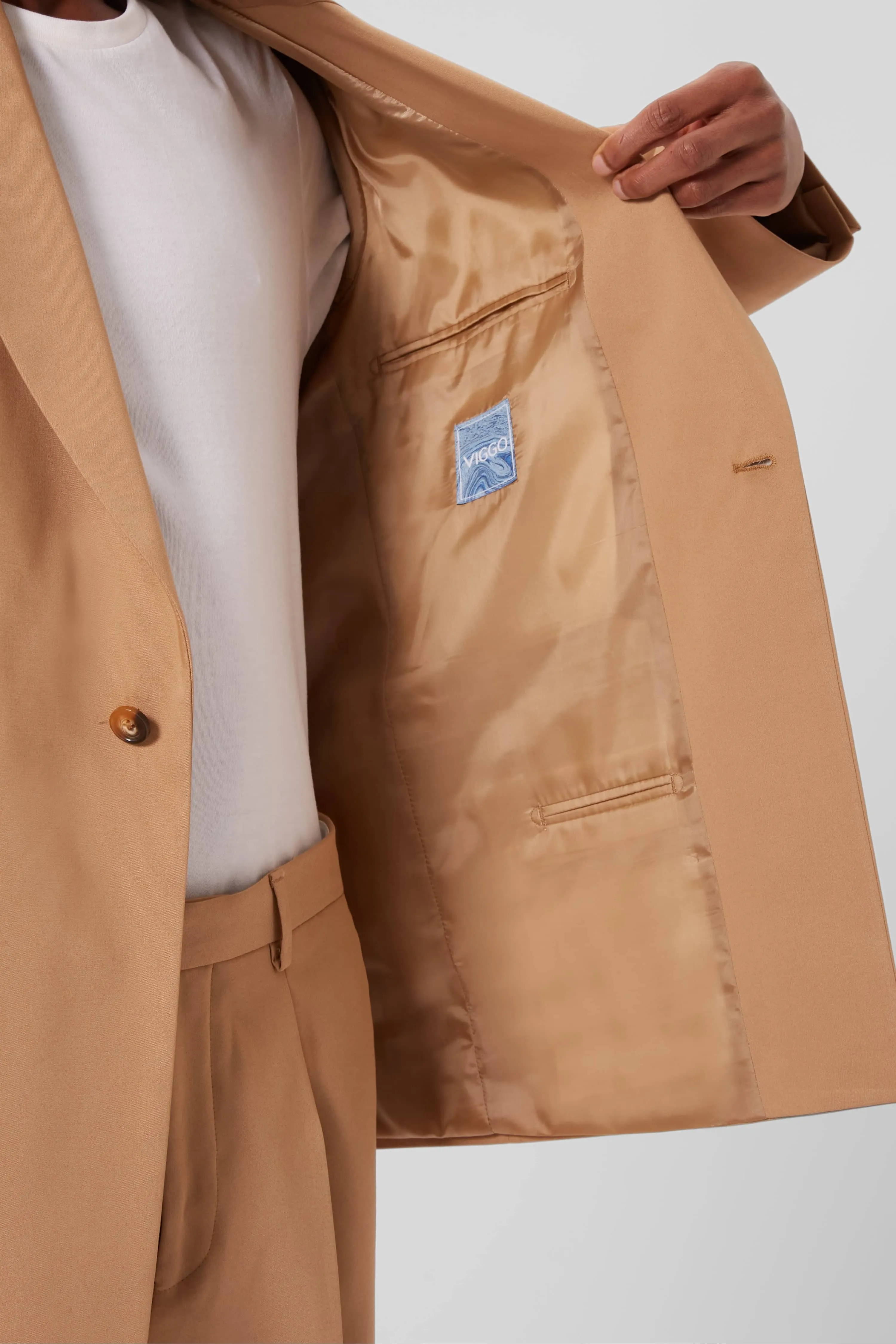 Pierre Oversized Brown Cotton Jacket - ARCHIVE