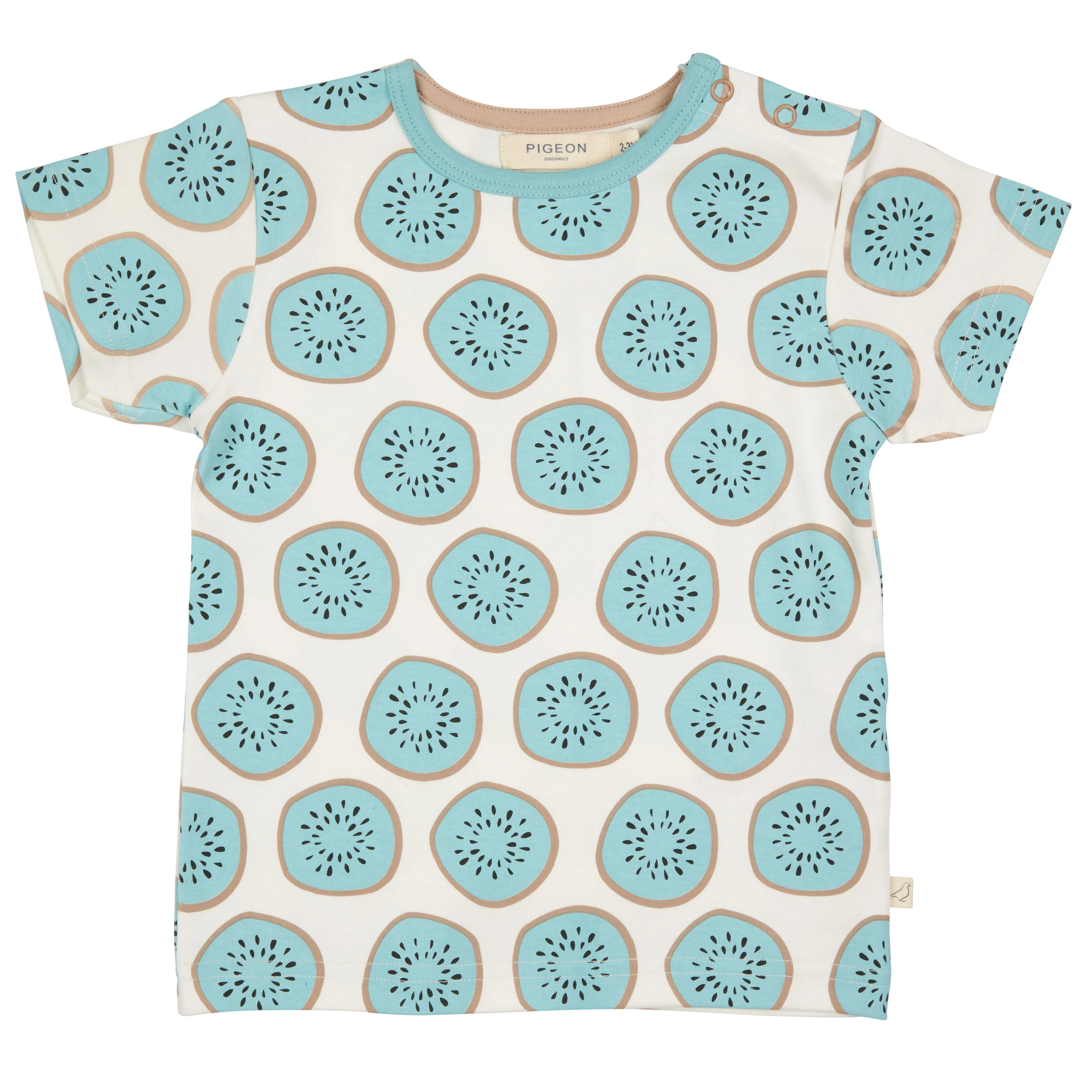 Pigeon Organics Short sleeve T-shirt (AOP), kiwis