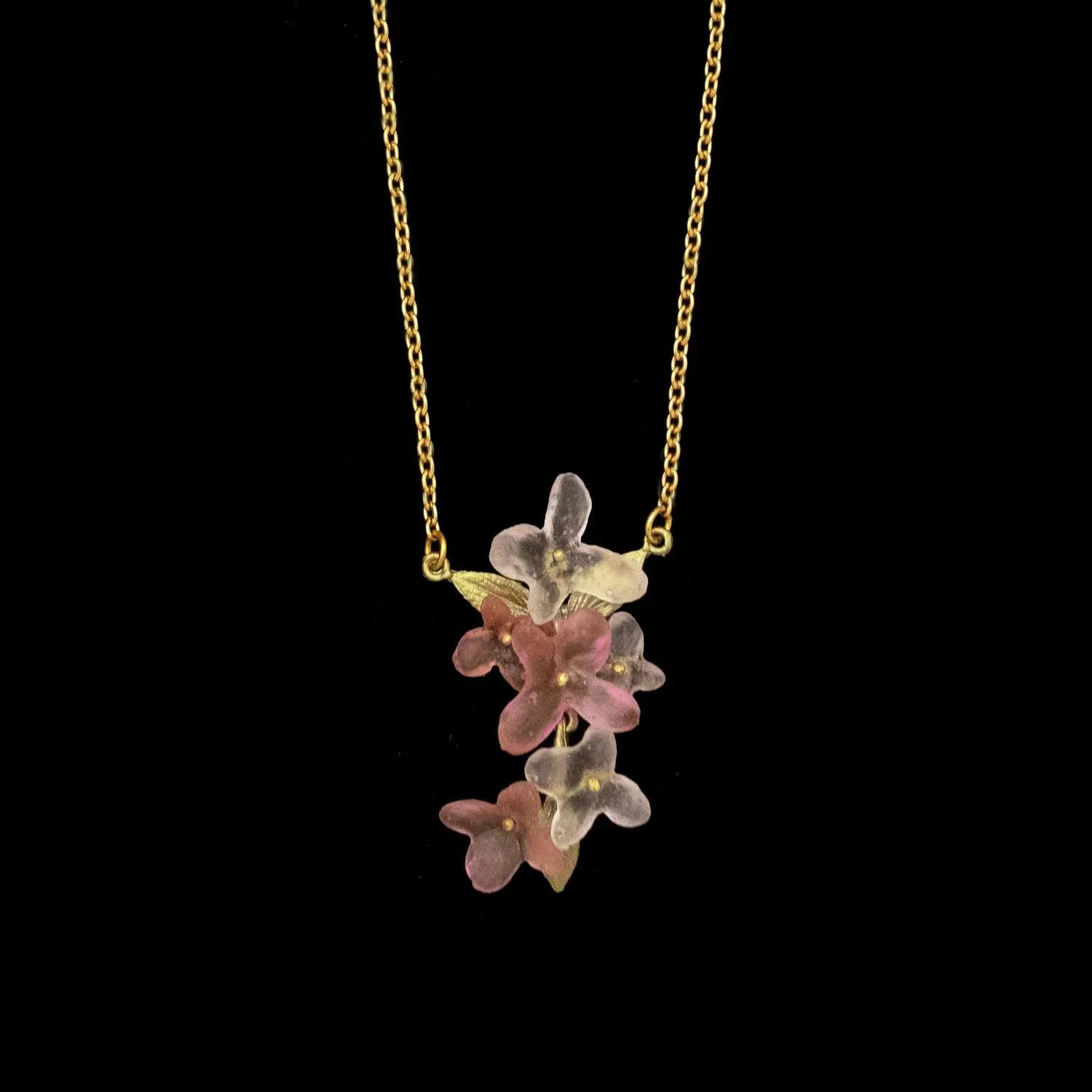 Pink Hydrangea Pendant