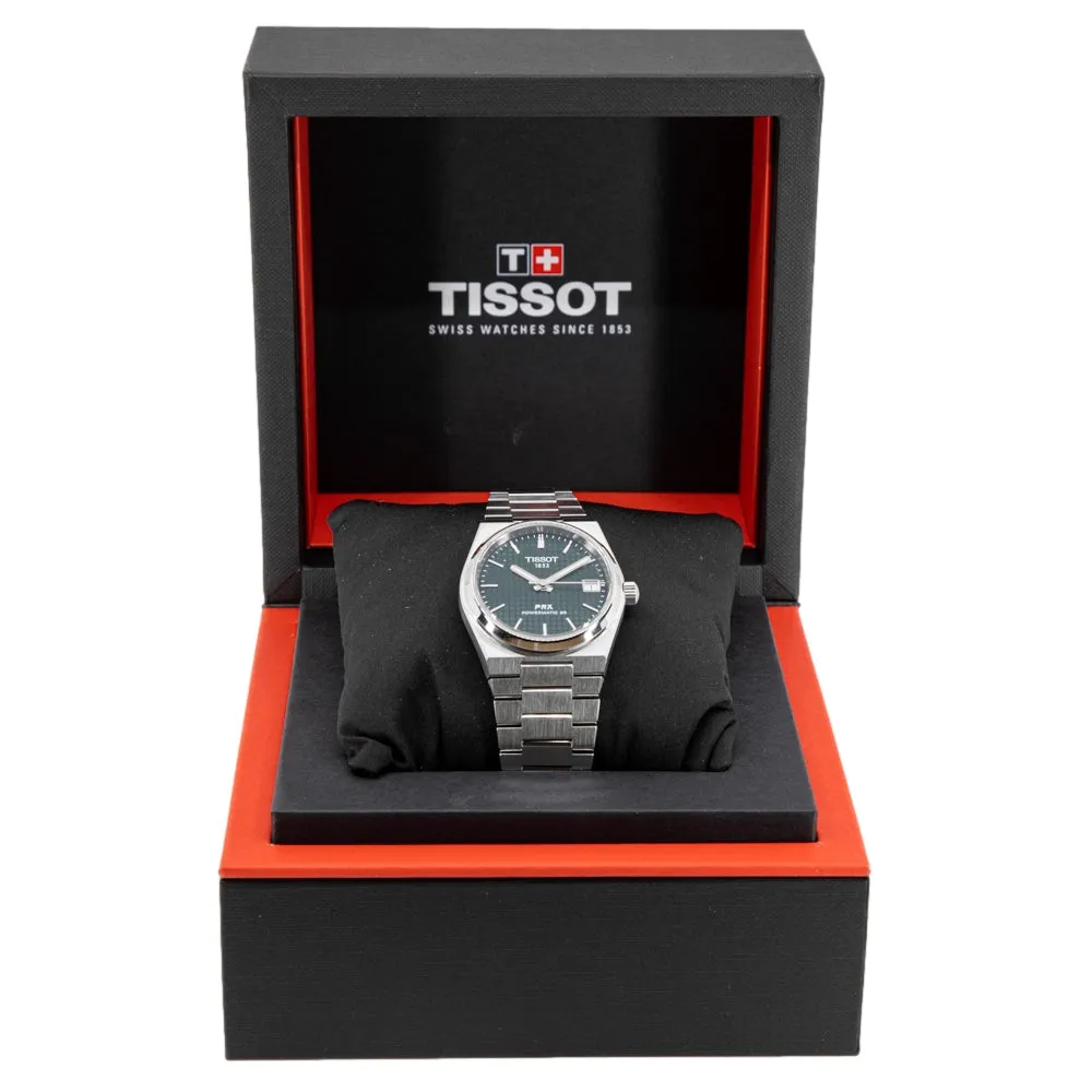 PRX Powermatic 35MM Green Waffle Watch