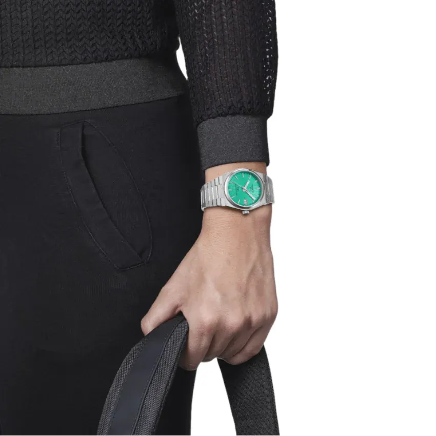 PRX Powermatic 35MM Mint Waffle Watch