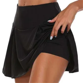 Quick Dry High Waist Mini Skirt for Active Women