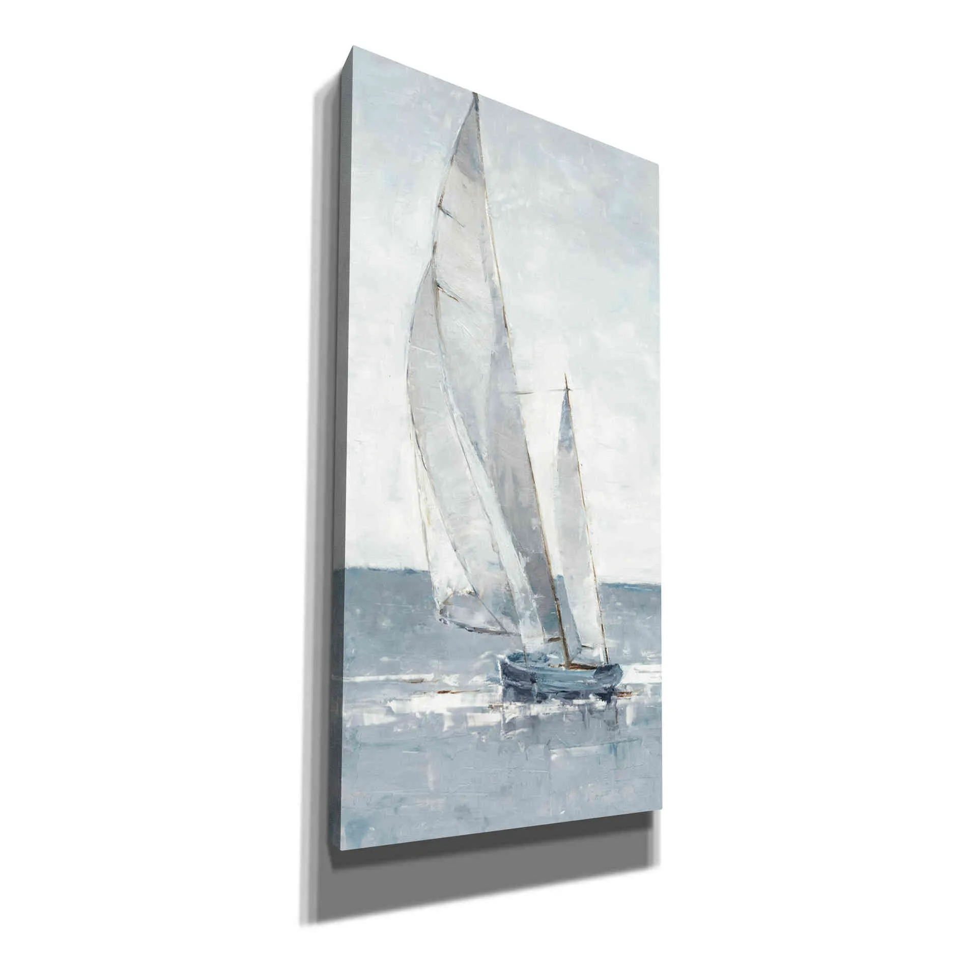 "Grey Seas I" by Ethan Harper, Canvas Wall Art
