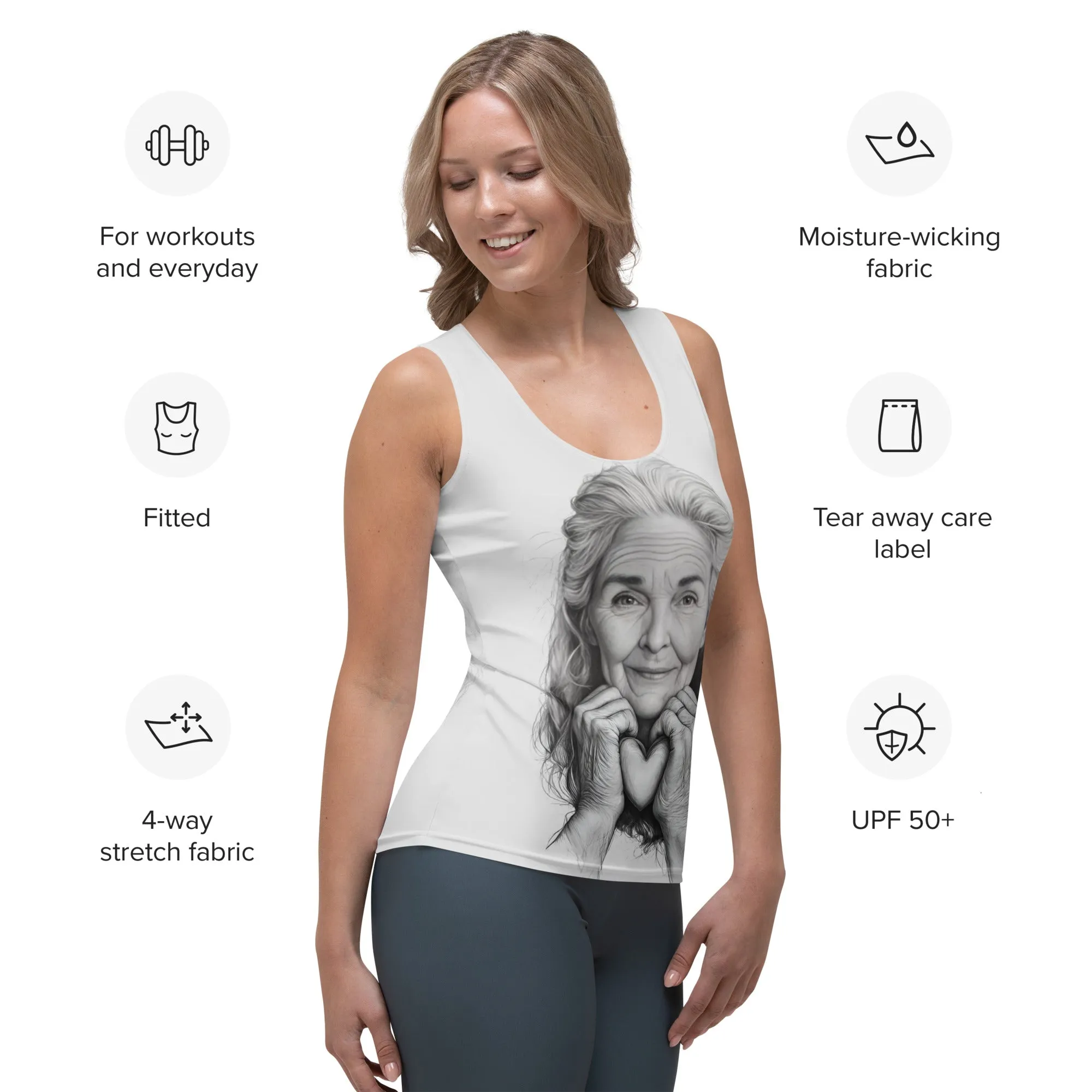 Resilient Beauty: The Strength of a Woman’s Journey Sublimation Cut & Sew Tank Top