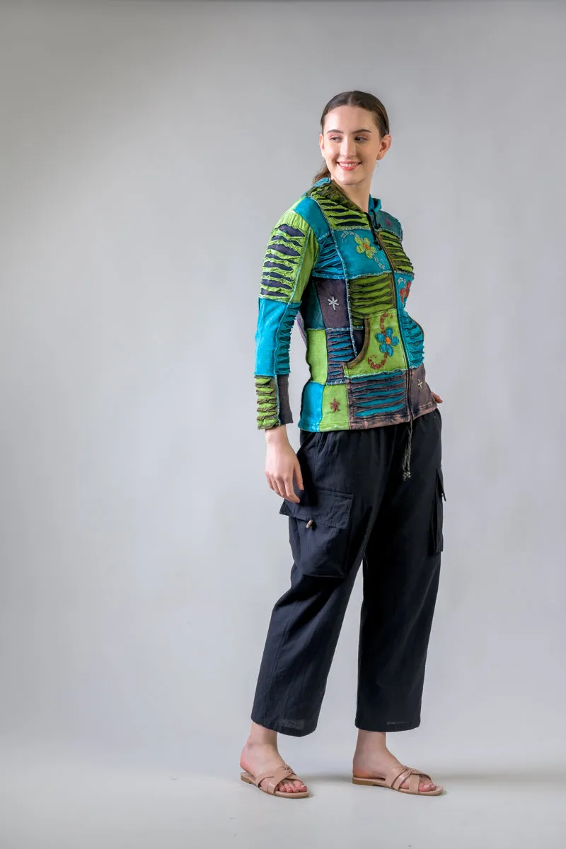 Rhea Bold Vented Flower Jacket