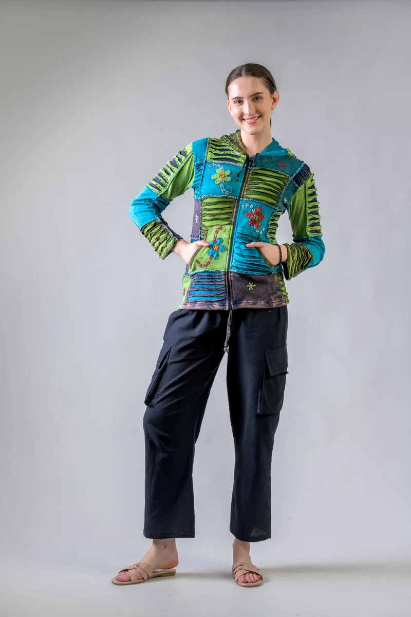 Rhea Bold Vented Flower Jacket