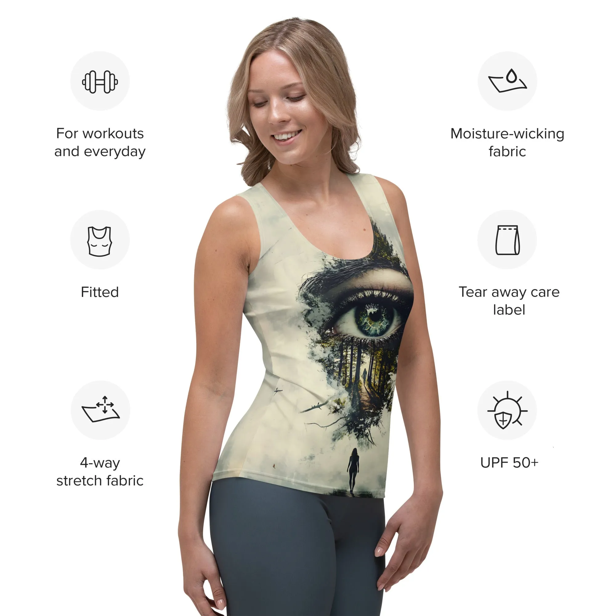 Serene Vision Sublimation Cut & Sew Tank Top