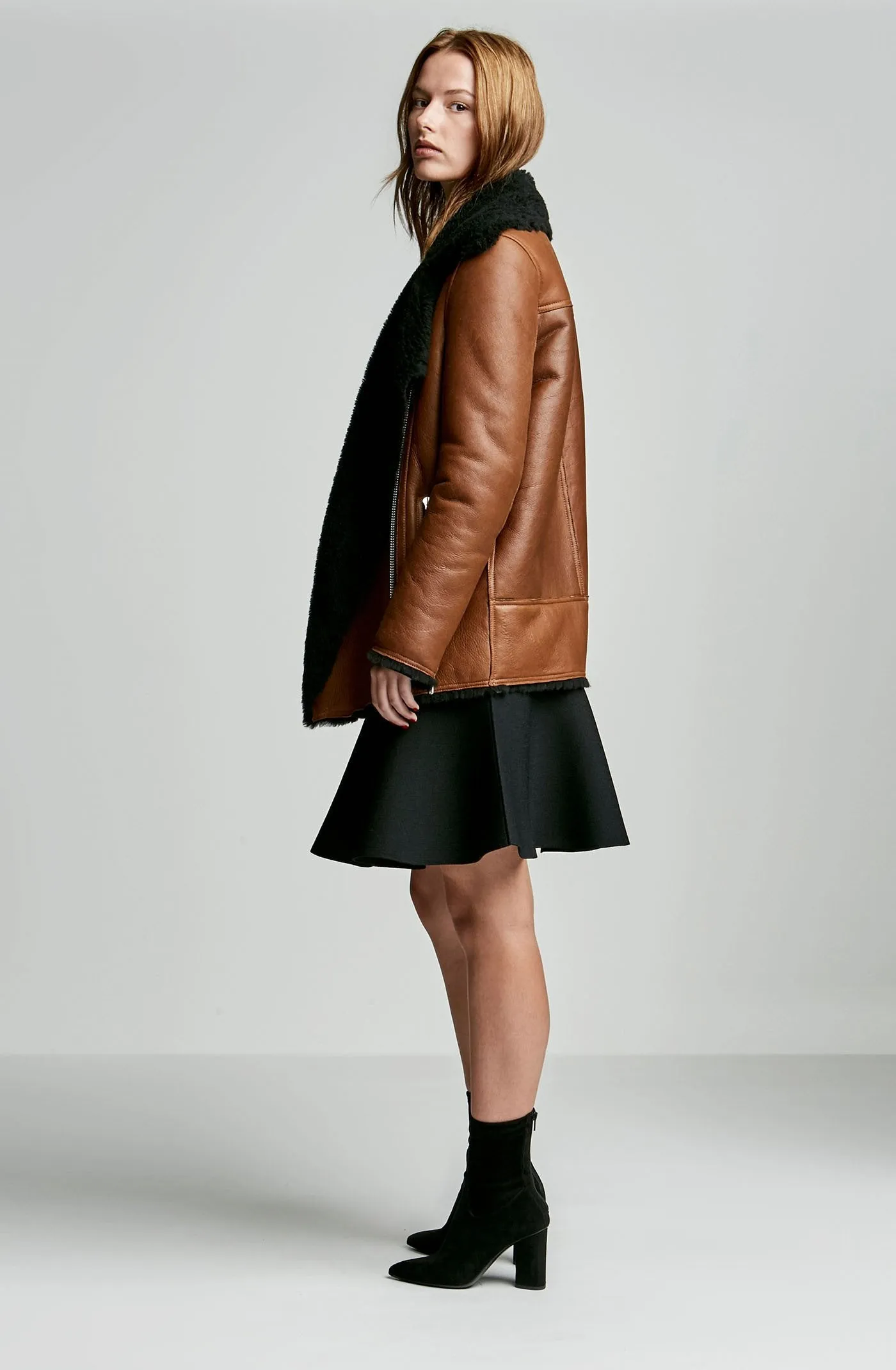 SHEARLING BIKER JACKET