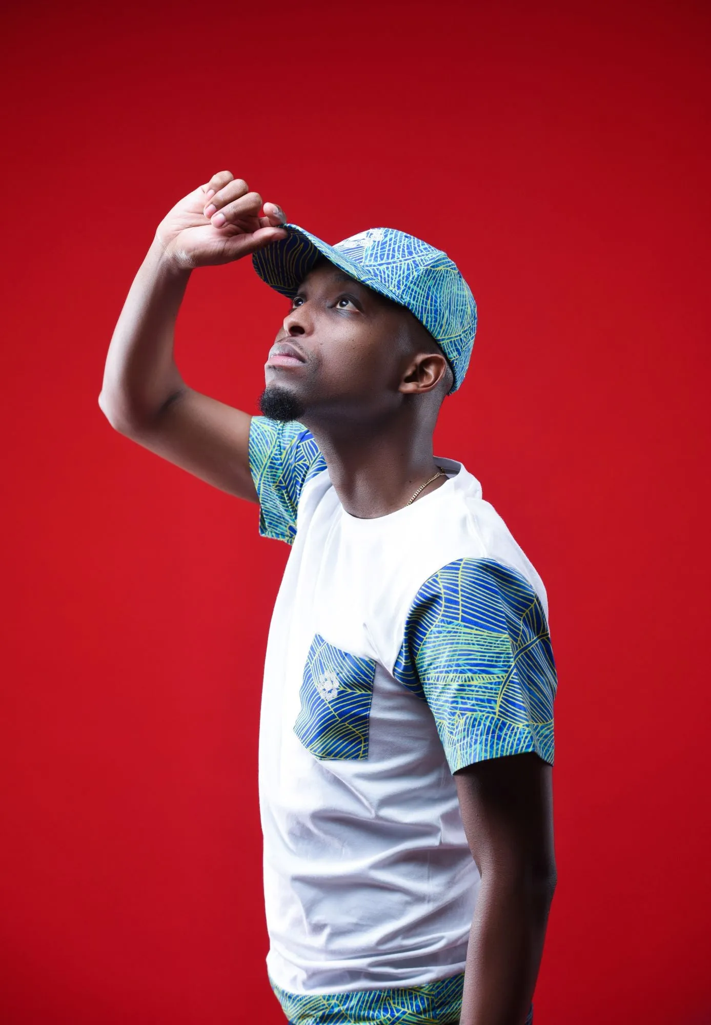 Sizwe White Cotton Tee