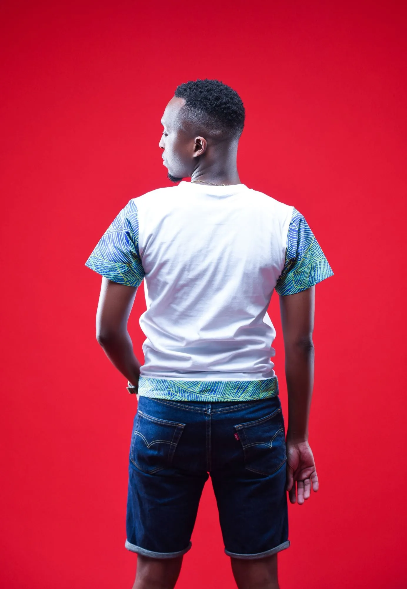 Sizwe White Cotton Tee