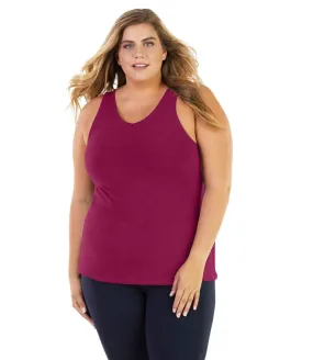 Stretch Naturals Long Support Tank Classic Colors - FINAL SALE