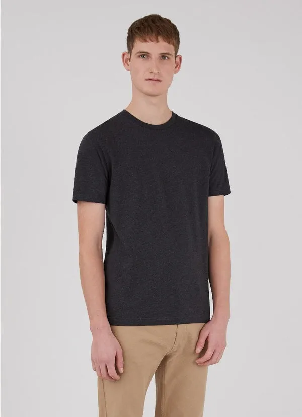 Sunspel Organic Riviera T-Shirt - Charcoal