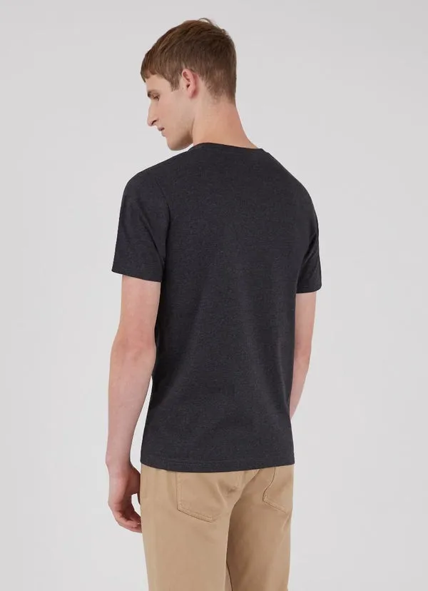 Sunspel Organic Riviera T-Shirt - Charcoal