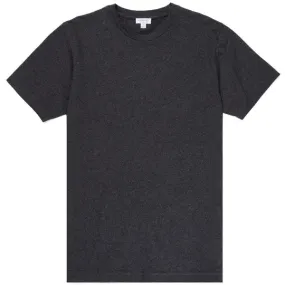 Sunspel Organic Riviera T-Shirt - Charcoal