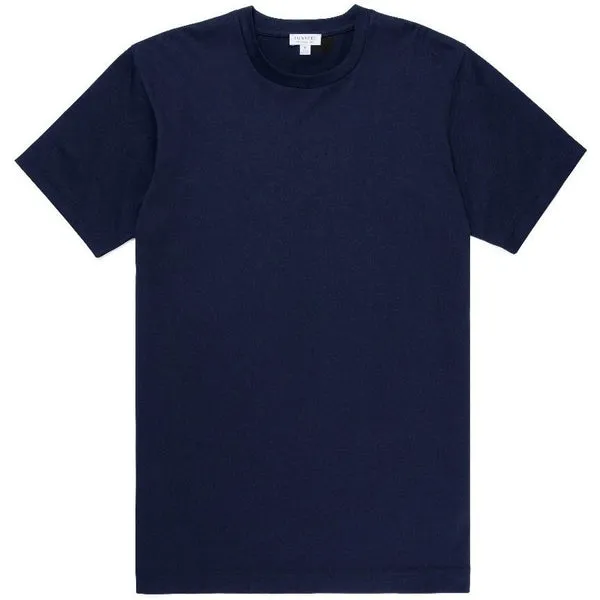 Sunspel Organic Riviera T-Shirt - Navy