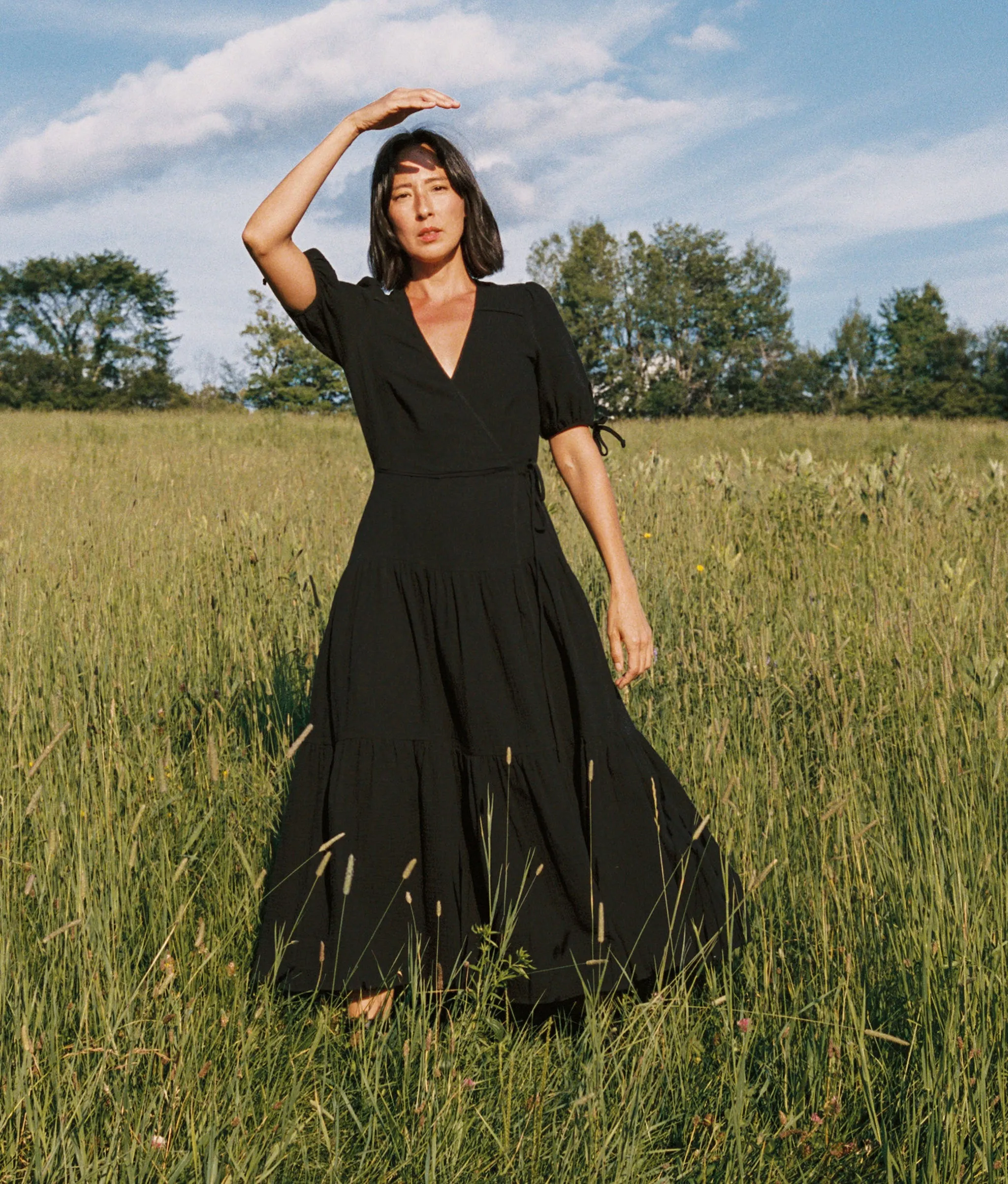 The Augusta Dress | Eclipse Gauze