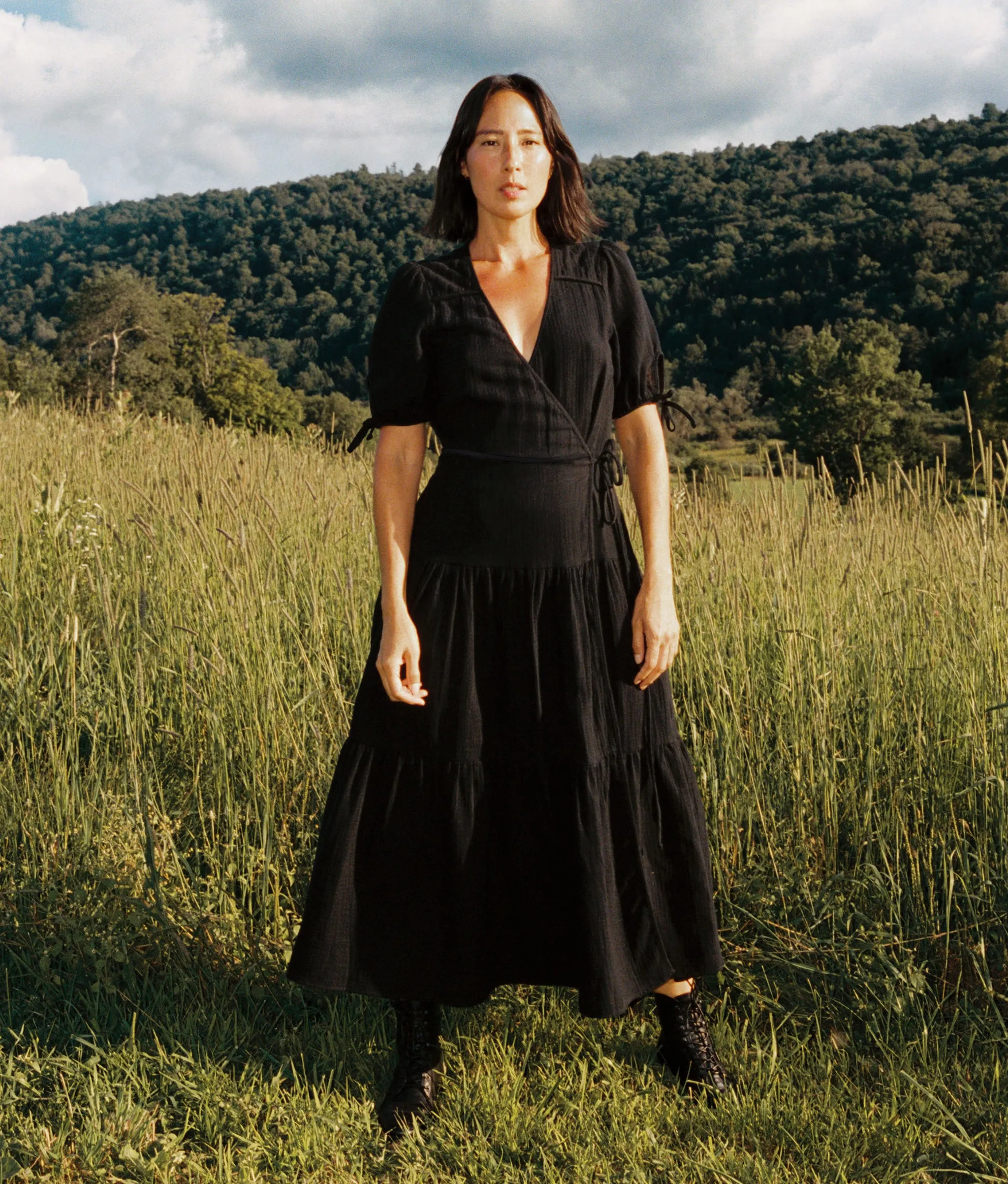 The Augusta Dress | Eclipse Gauze