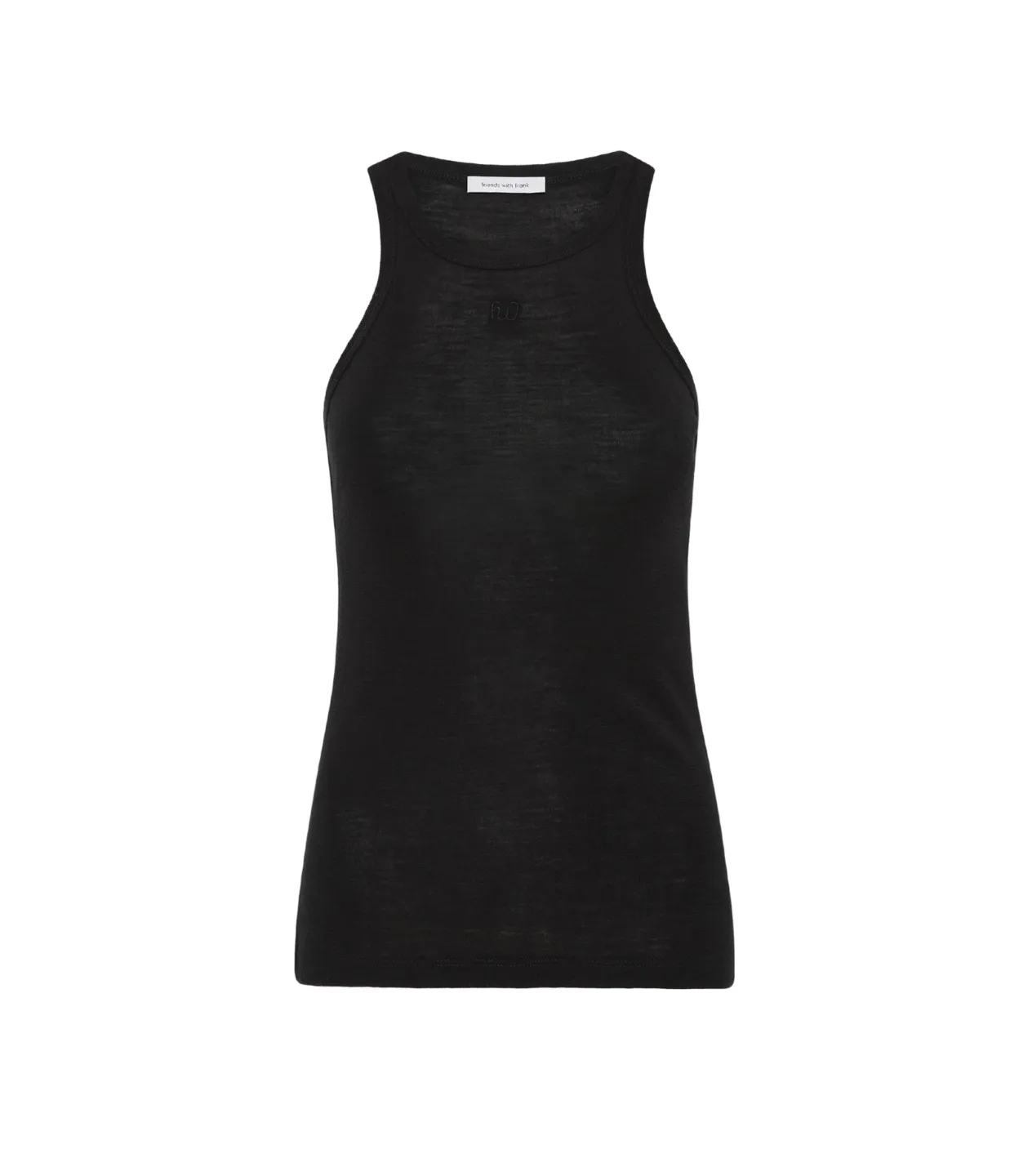 The FWF Merino Tank in Black