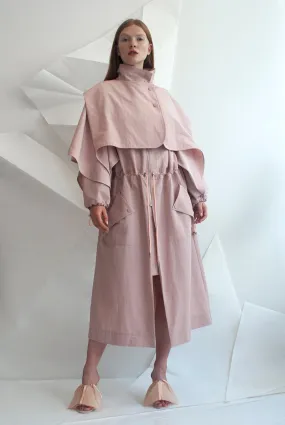 Water-resistant Trench with Removable Cape
