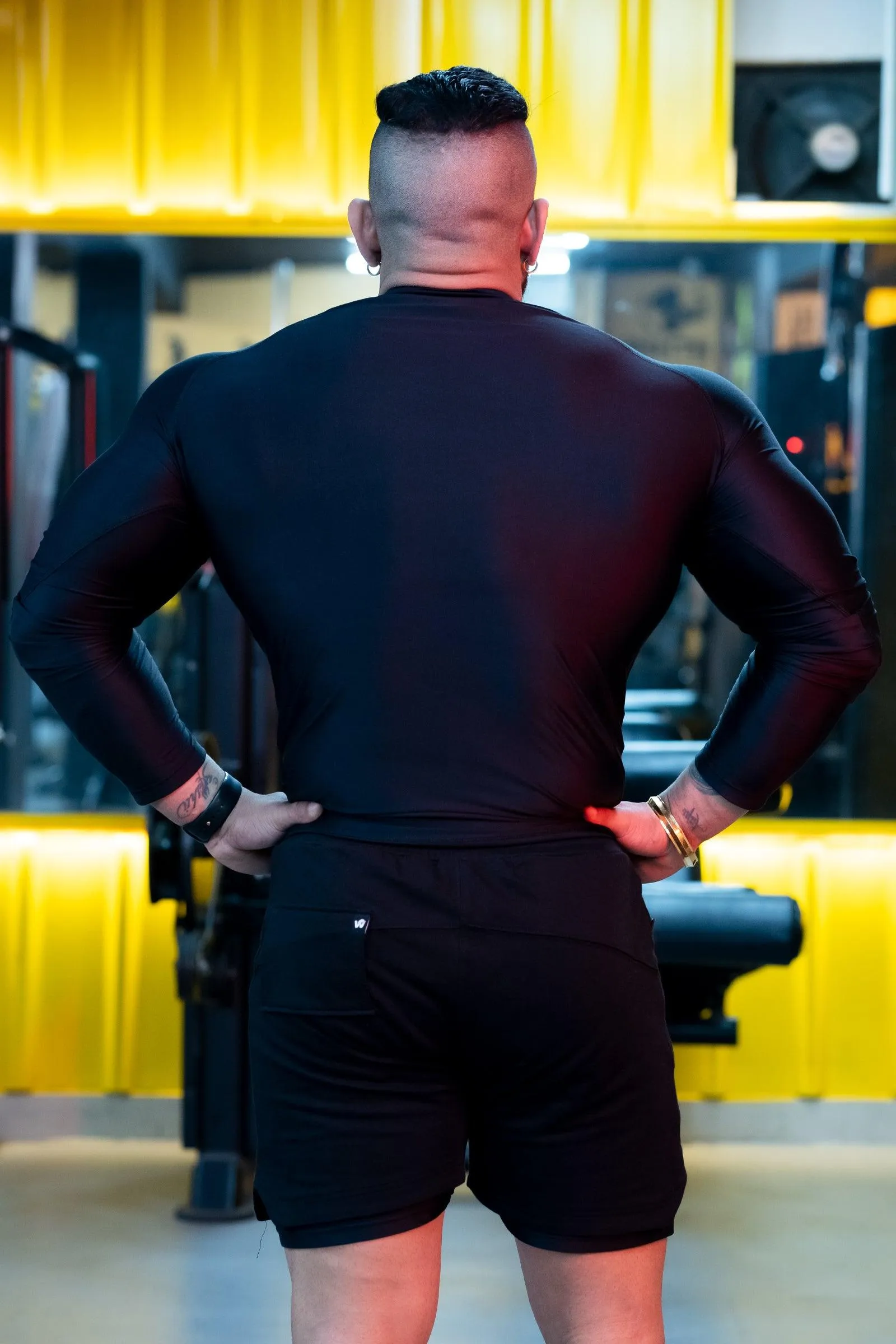 Wild Verve Compression T-shirt Full Sleeve (black)