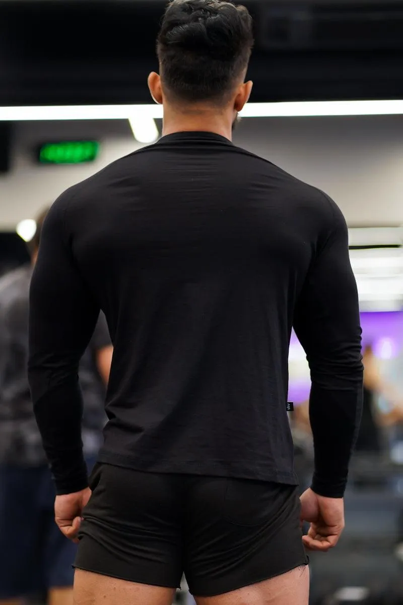 Wild Verve Compression T-shirt Full Sleeve (black)