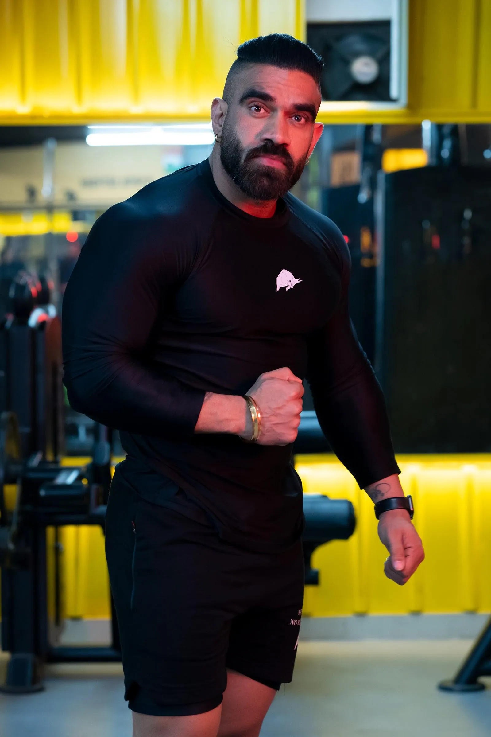 Wild Verve Compression T-shirt Full Sleeve (black)