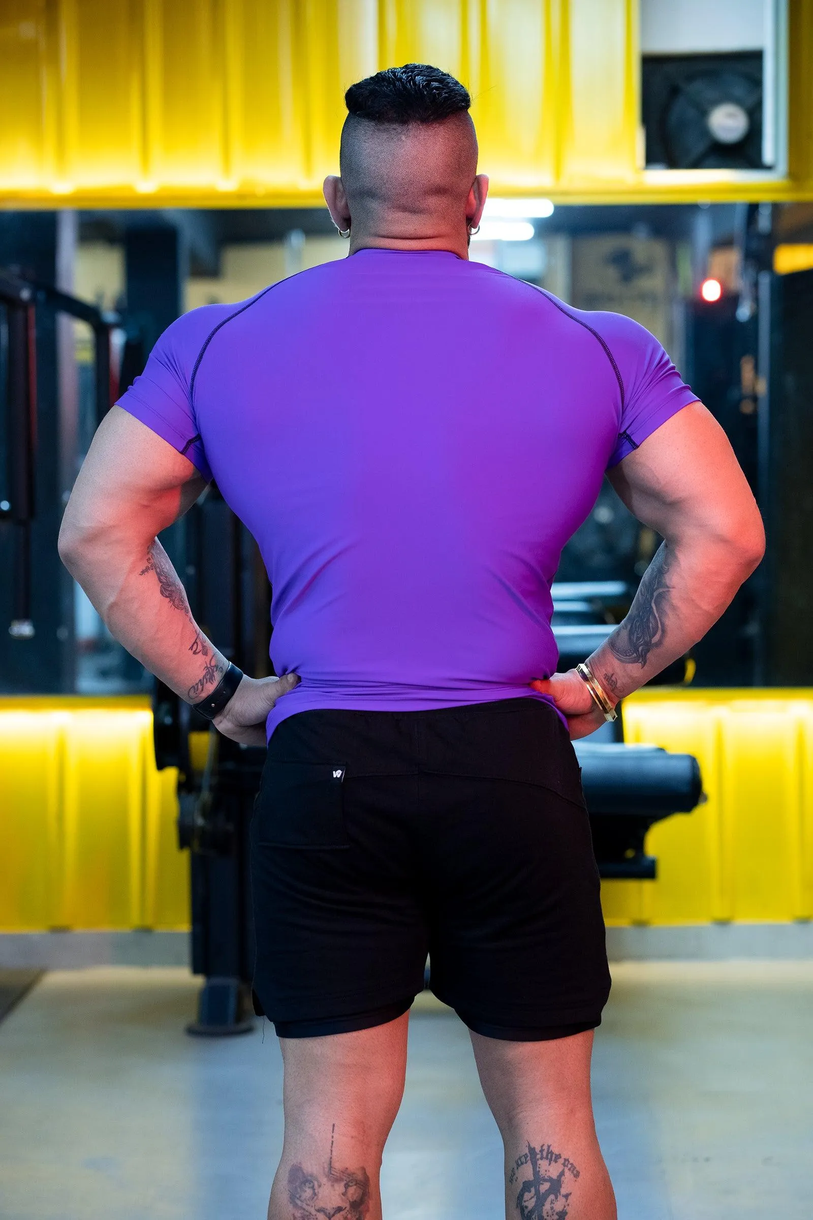 Wild Verve Compression T-shirt (PURPLE)