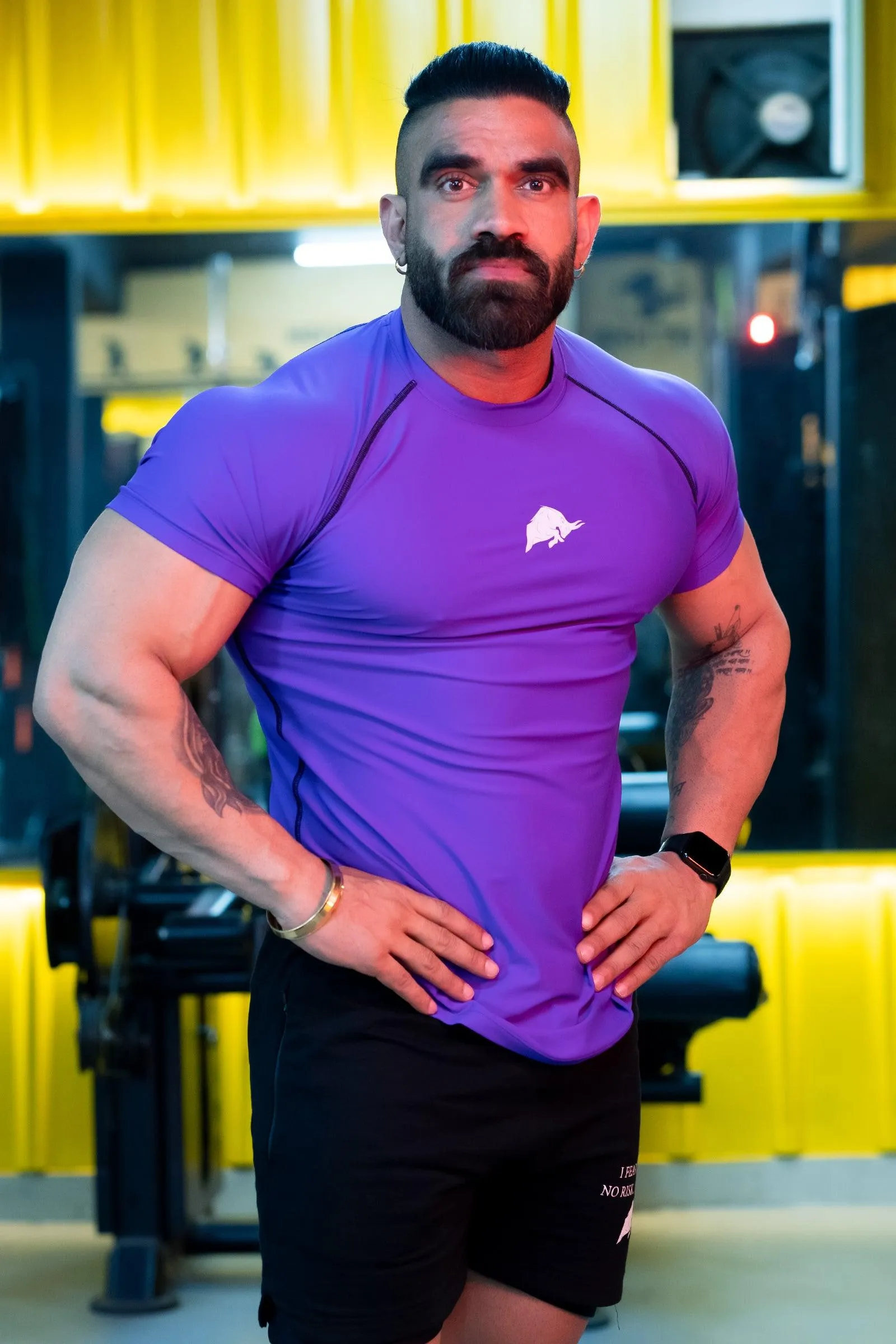 Wild Verve Compression T-shirt (PURPLE)