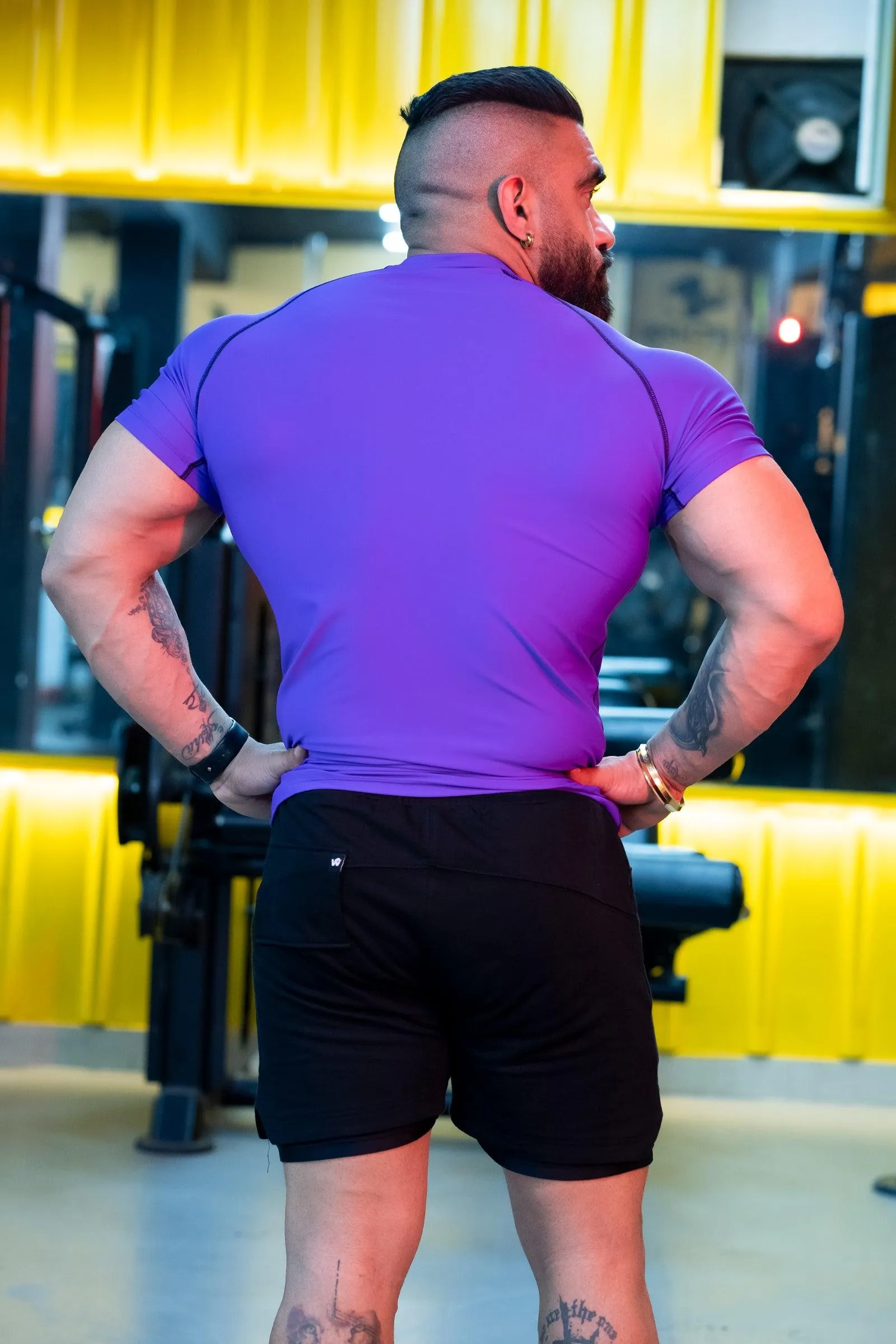 Wild Verve Compression T-shirt (PURPLE)